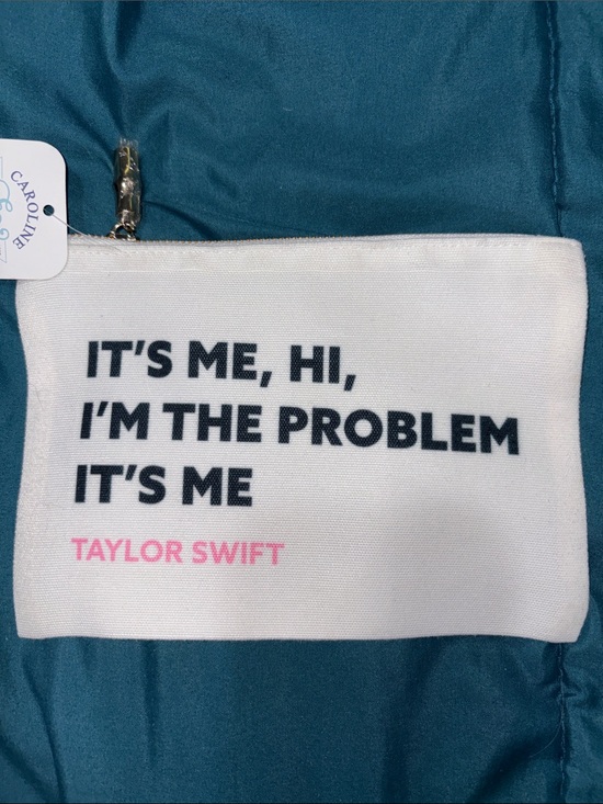 Toss Designs Accessories - Taylor Swift Flat Zip “I’m the problem” bag